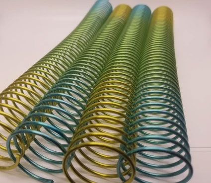 Plastic spiral coil