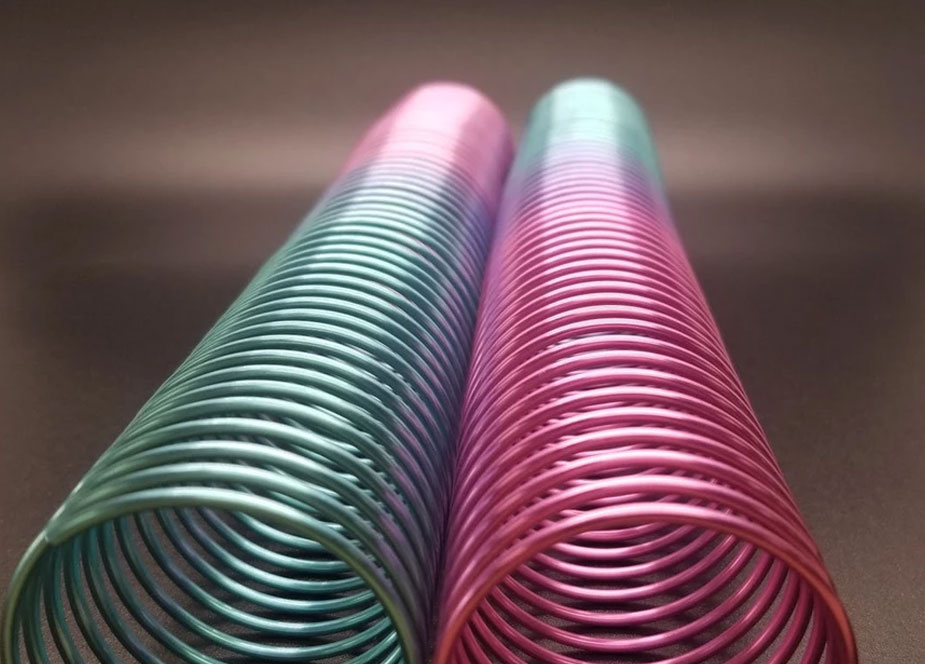 Plastic spiral coil