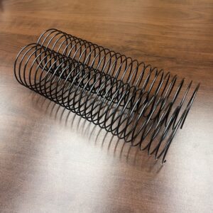 3+1/4" x12" #3wo Black Spiral Wire (1 Piece)