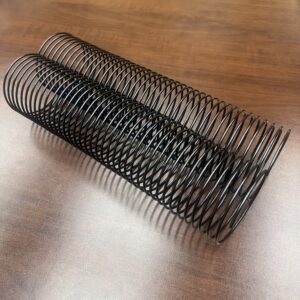 3" x12" #3wo Black Spiral Wire (1 Piece)